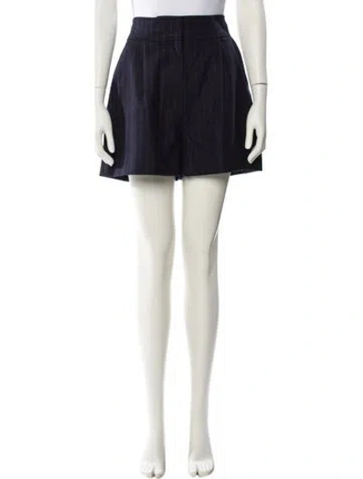 Pre-owned Veronica Beard Haina Mini Shorts W/ Tags In Blue
