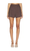 Veronica Beard Haina Short In Brown