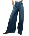 Veronica Beard Haizley High Rise Wide Leg Jeans In Bandit In Blue
