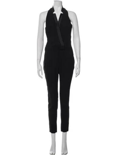 Pre-owned Veronica Beard Halterneck Jumpsuit In Black