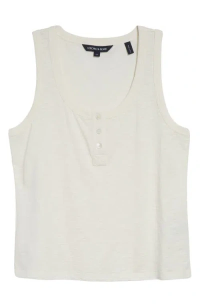 Veronica Beard Harrison Cotton Henley Tank