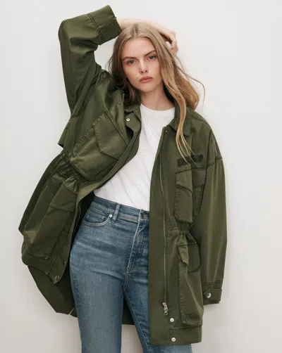 Veronica Beard Harwin Utility Jacket In Army