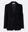 Veronica Beard Healy Suede Blazer In Black