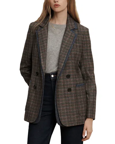 Veronica Beard Hedi Dickey Jacket In Green
