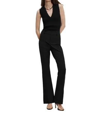 Veronica Beard Hibiscus Slim-flare Pants In Black