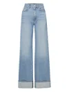 Veronica Beard High-rise Cuffed-hem Jeans In Blue