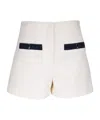 Veronica Beard Gershwin Tailored Shorts In White