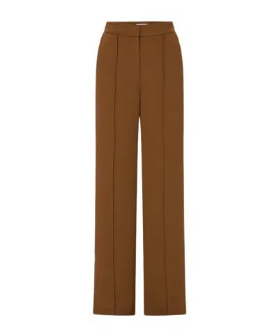Veronica Beard High-waisted Casual Pants In Brown