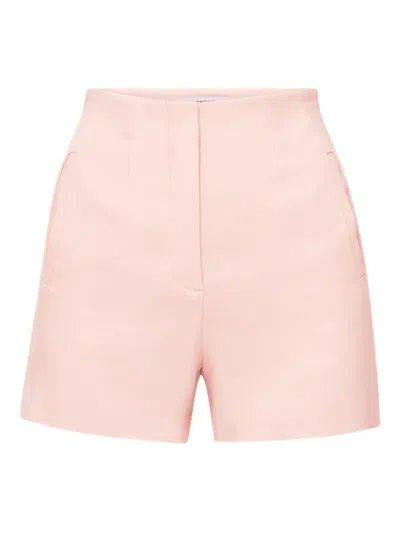 Veronica Beard High-waisted Pocketed Shorts In Pink