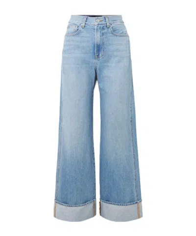 Veronica Beard High-rise Cuffed-hem Jeans In Multi