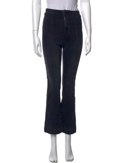 Pre-owned Veronica Beard High-rise Flared Jeans