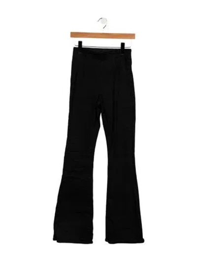 Pre-owned Veronica Beard High-rise Flared Jeans In Black