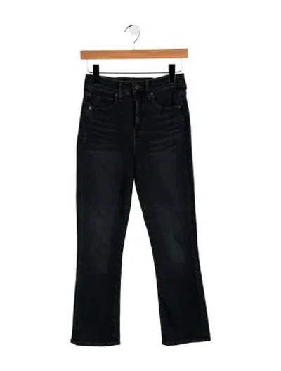 Pre-owned Veronica Beard High-rise Flared Jeans In Black