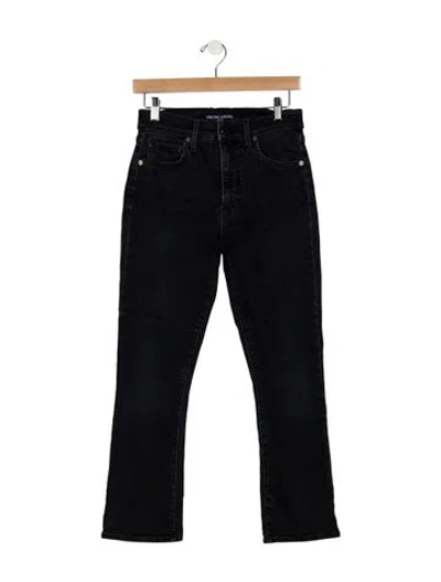 Pre-owned Veronica Beard High-rise Flared Jeans In Black