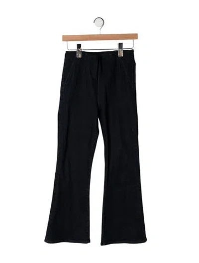 Pre-owned Veronica Beard High-rise Flared Jeans In Black