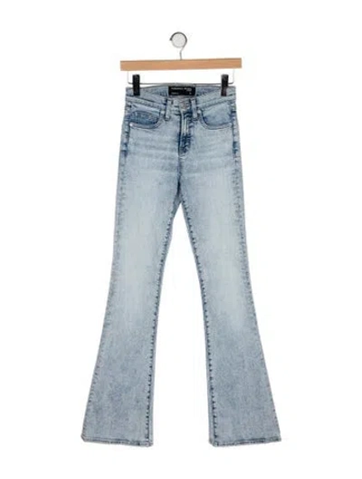 Pre-owned Veronica Beard High-rise Flared Jeans In Blue