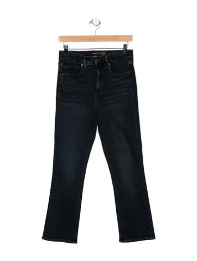 Pre-owned Veronica Beard High-rise Flared Jeans In Blue