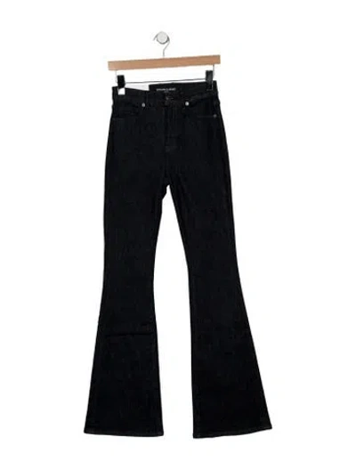 Pre-owned Veronica Beard High-rise Flared Jeans In Blue