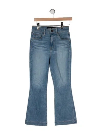 Pre-owned Veronica Beard High-rise Flared Jeans In Blue