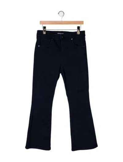 Pre-owned Veronica Beard High-rise Flared Jeans In Blue