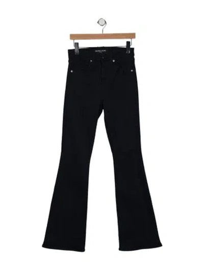 Pre-owned Veronica Beard High-rise Flared Jeans In Blue