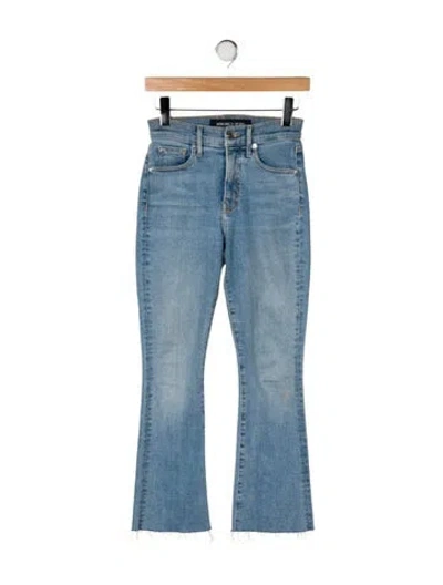 Pre-owned Veronica Beard High-rise Flared Jeans In Blue
