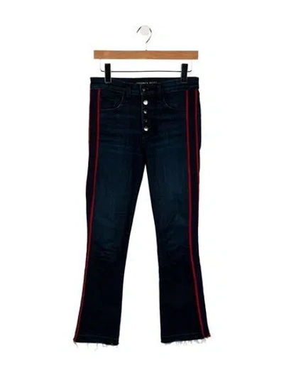 Pre-owned Veronica Beard High-rise Flared Jeans In Blue
