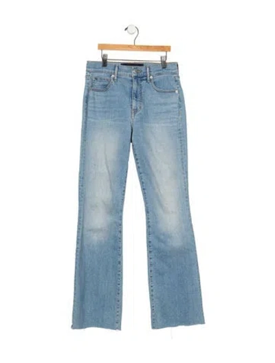 Pre-owned Veronica Beard High-rise Flared Jeans In Blue