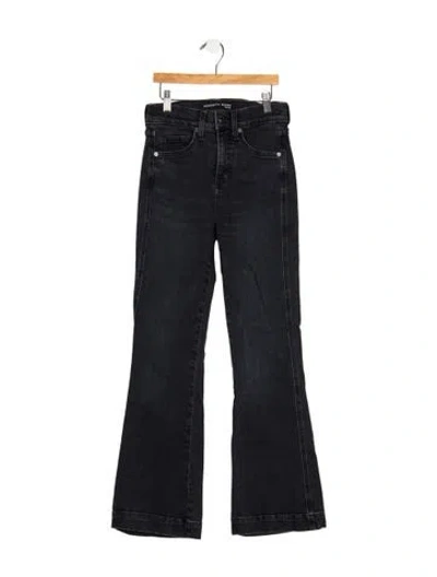 Pre-owned Veronica Beard High-rise Flared Jeans In Blue