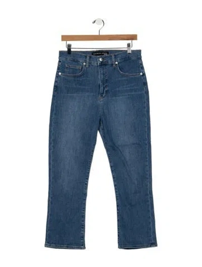 Pre-owned Veronica Beard High-rise Flared Jeans In Blue