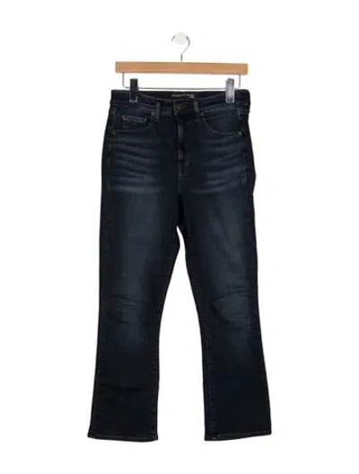 Pre-owned Veronica Beard High-rise Flared Jeans In Blue