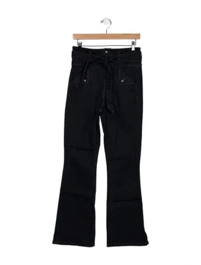 Pre-owned Veronica Beard High-rise Flared Jeans In Blue
