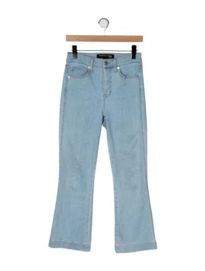 Pre-owned Veronica Beard High-rise Flared Jeans In Blue