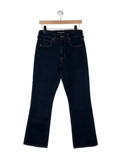 Pre-owned Veronica Beard High-rise Flared Jeans In Blue