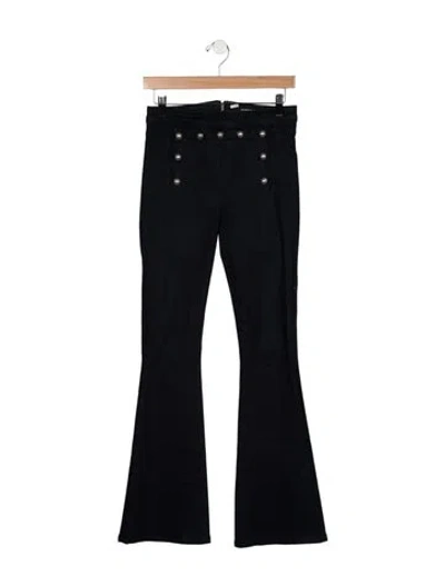 Pre-owned Veronica Beard High-rise Flared Jeans In Blue