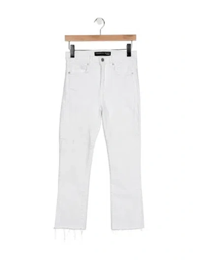 Pre-owned Veronica Beard High-rise Flared Jeans In Blue