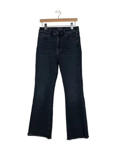 Pre-owned Veronica Beard High-rise Flared Jeans In Blue
