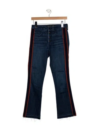 Pre-owned Veronica Beard High-rise Flared Jeans In Blue