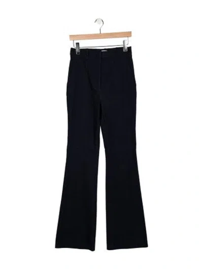 Pre-owned Veronica Beard High-rise Flared Jeans In Blue