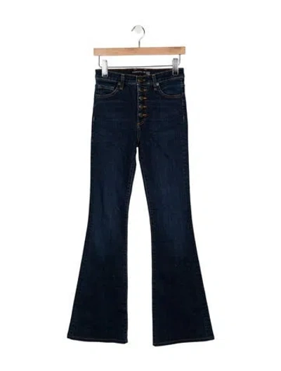 Pre-owned Veronica Beard High-rise Flared Jeans In Blue