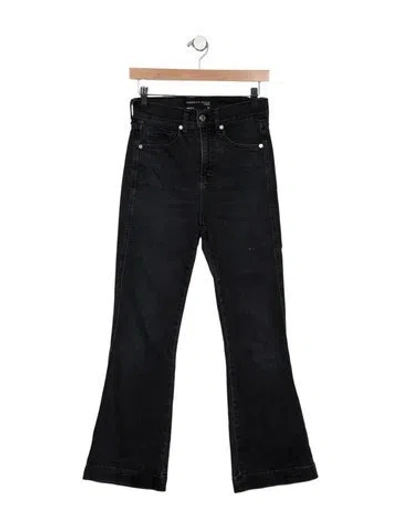 Pre-owned Veronica Beard High-rise Flared Jeans In Blue