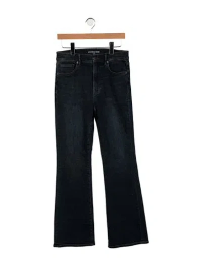 Pre-owned Veronica Beard High-rise Flared Jeans In Blue