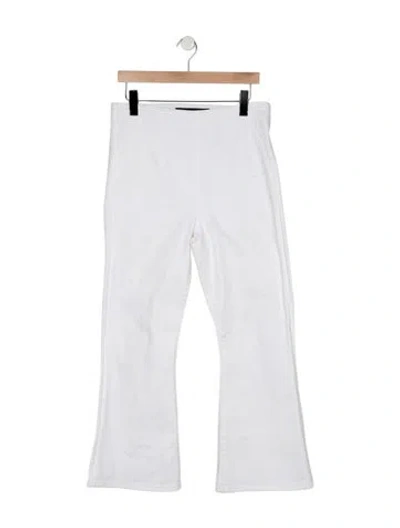 Pre-owned Veronica Beard High-rise Flared Jeans In Blue