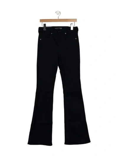 Pre-owned Veronica Beard High-rise Flared Jeans In Blue