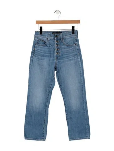 Pre-owned Veronica Beard High-rise Flared Jeans In Blue
