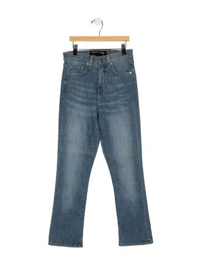 Pre-owned Veronica Beard High-rise Flared Jeans In Blue