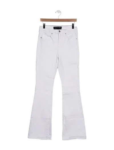 Pre-owned Veronica Beard High-rise Flared Jeans In Blue