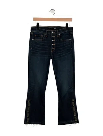 Pre-owned Veronica Beard High-rise Flared Jeans In Blue