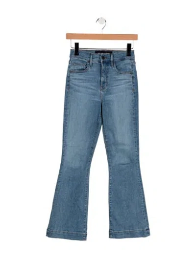 Pre-owned Veronica Beard High-rise Flared Jeans In Blue