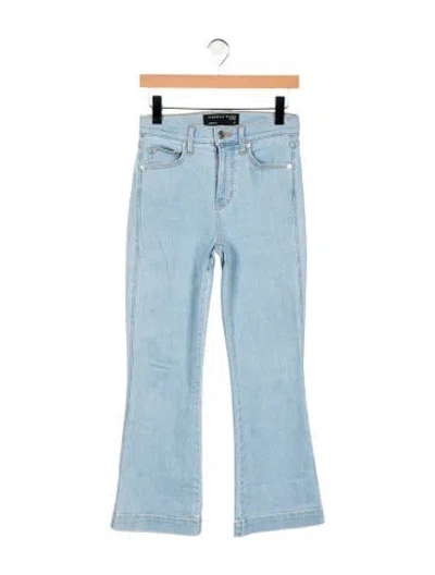 Pre-owned Veronica Beard High-rise Flared Jeans In Blue